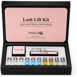 Lash Lift Kit Eyelash Perm Kit, Professional Eyelash Lash Curling, Semi-Permanent Curling Perming Suitable For Salon, Pink