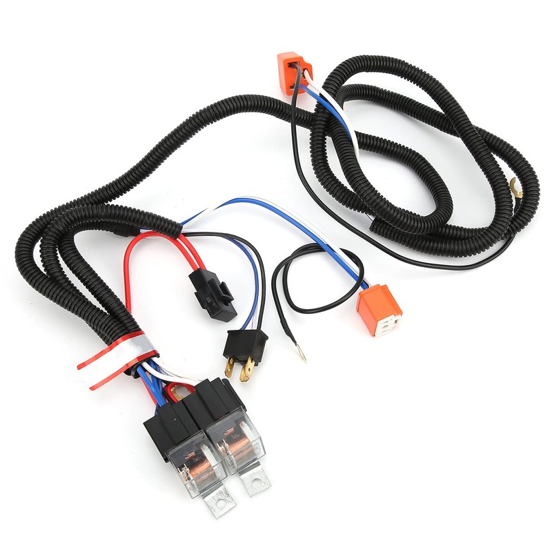 Atyhao Headlight Relay, H4 Relay Wire Harness, Headlamp Relay Wire