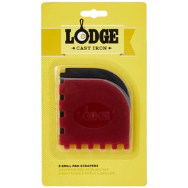 LODGE Grill Pan Scraper 2 Pack, 1 EA