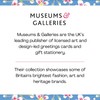 Museums & Galleries Hardcover Lined Journal - Red Floral Design