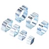 HSEAMALL 140PCS 5-18mm Double Ear O Clips Hose Clamps Tube