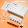 Dermaplane Women's Facial Razors - Sonic Exfoliating and Peach Fuzz