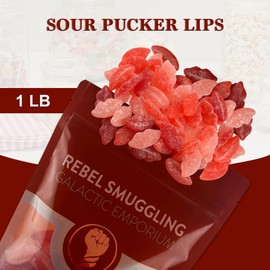 Sour Lips Candy 1LB Bulk Bag of Sour Gummies by Rebel Smuggling Galactic Emporium.