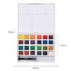 Derwent Watercolour Paints, 24-Piece Paint Box, Watercolour Paint Pan, Water-Soluble