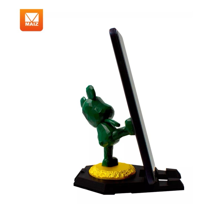 Maíz Soporte Base Celular Escritorio Figura Estatua Oso Kawaii