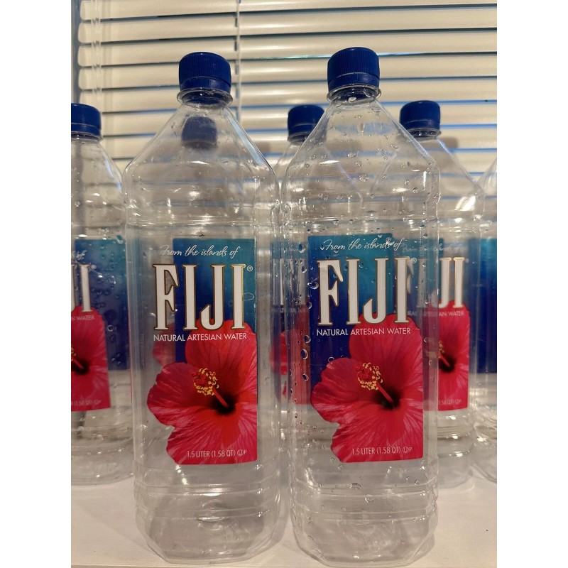 FIJI Water Lot Of 12 EMPTY FIJI Natural Artesian Water