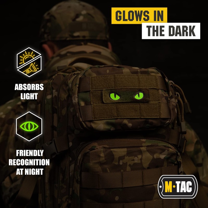 M-Tac Cat Eyes Soft Patch - Tactical Morale Patch for