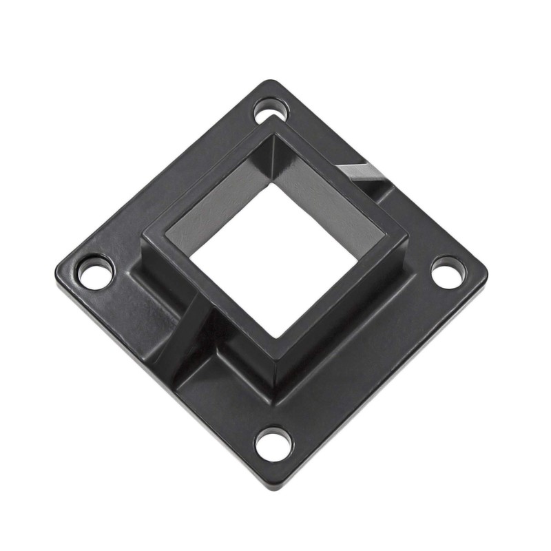 Floor Flange for 2" Square x 2" Square Aluminum Fence