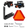 UTV Slow Moving Vehicle Sign Bracket Kit with Reflective SMV