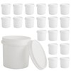 AKOLAFE 20 Pack Paint Buckets for Painting Empty Paint Cans