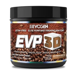 Evogen EVP 3D - Preentrenamiento en polvo sin estimulantes para hombres y mujeres  Preentrenamiento sin azúcar ni estimulantes con beta-alanina y...  