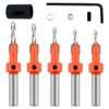 YIXISI 5 pieces 8 mm HSS countersink drill set, countersink