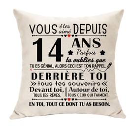 Hasodeo 14 Jahre, originelle Geschenkidee, Geburtstagsdekoration, für Jungen, Mädchen, Sohn, Nichte, Mädchen, Geburtstag, Alter, Geburtstagsgeschenk, seit 14 Jahren (14)