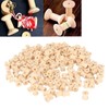 Wooden Bobbins Spools 200Pcs Mini Unfinished Wooden Spools 0.55x0.51in Wooden