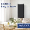 Kokorona 6 Panel Room Divider, 6FT Tall Rolling Privacy Screen