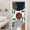 Uiiooazy Shower Curtain, Abstract Boho, Shower Curtain, Bow, Sun, Black