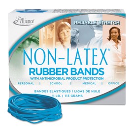 Alliance 42339 Antimicrobial Non-Latex Rubber Bands, Sz. 33, 3-1/2 x 1/8.25lb Box