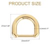 sourcing map 2Pcs Metal Rings Buckle for Bag Belt Strap