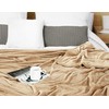 Utopia Bedding Fleece Blanket King Size Camel (90x102 Inches) Luxury