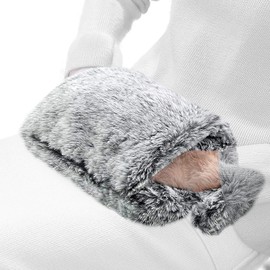 Hot Water Bottle with Covers，Soft Fluffy ，2 Litre， Hand Feet Warmer,Keeping Women Warm During Physiological Period