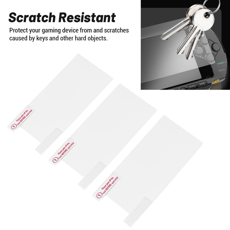 3 x Screen Protector, PET Ultra Clear Screen Guard Film