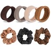 Laveroar Hair Scrunchies for Women, Set of 7 Soft &