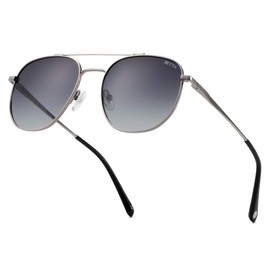 Aviator Sunglasses for Women and Men Polarized Round Classic Designer Sunglasses for Driving Outdoor Sports (Grey gradient)