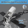 EXVITAL Boat tie Down Straps to Trailer 1"×4' transom Straps