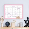 TORASO Dry Erase Monthly Calendar Board, Magnetic Whiteboard for Wall,