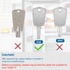 WR01X28053 Freezer Door Key Replacement Haier GE Fridge Key RF-3898-01