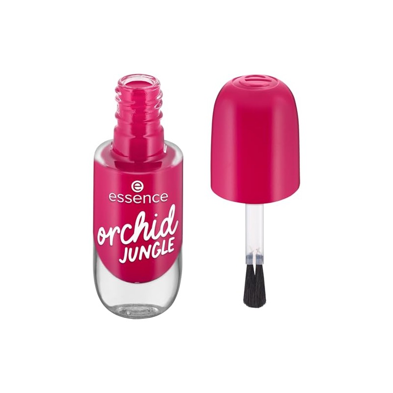 essence gel nail colour 12 orchid jungle, long-lasting nail polish,