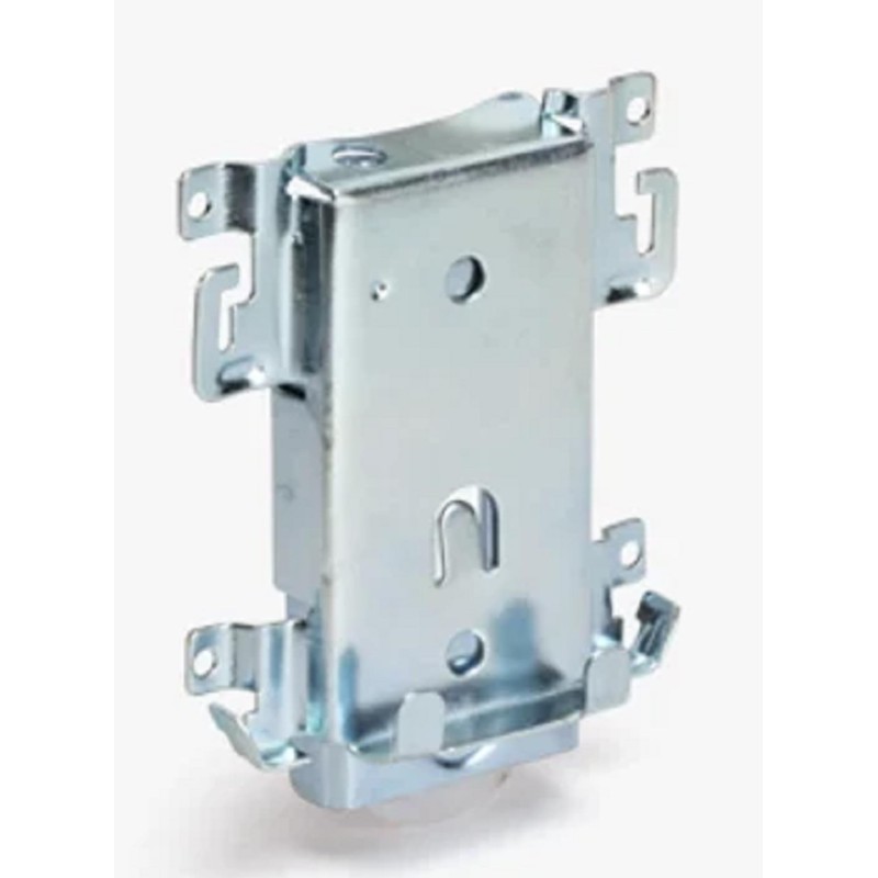 Wynn Hardware Steel-Framed Mirror Bottom Closet Door Roller Assembly Convex