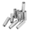 10PCS Female Thread Coupling Nut M8 X 1.25 12 L40mm