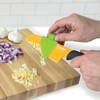 Tovolo Knife Cleaner, One, Charcoal/Spring Green