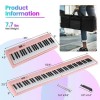 Unbranded 88 Key Foldable Electric Keyboard Piano with Wireless MIDI