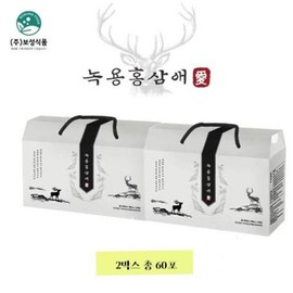 2박스녹용홍삼애 2박스(80mlx30포x2박스) 2 Boxes of Deer Antler Red Ginseng A (80ml x 30 Pouches x 2 Boxes)