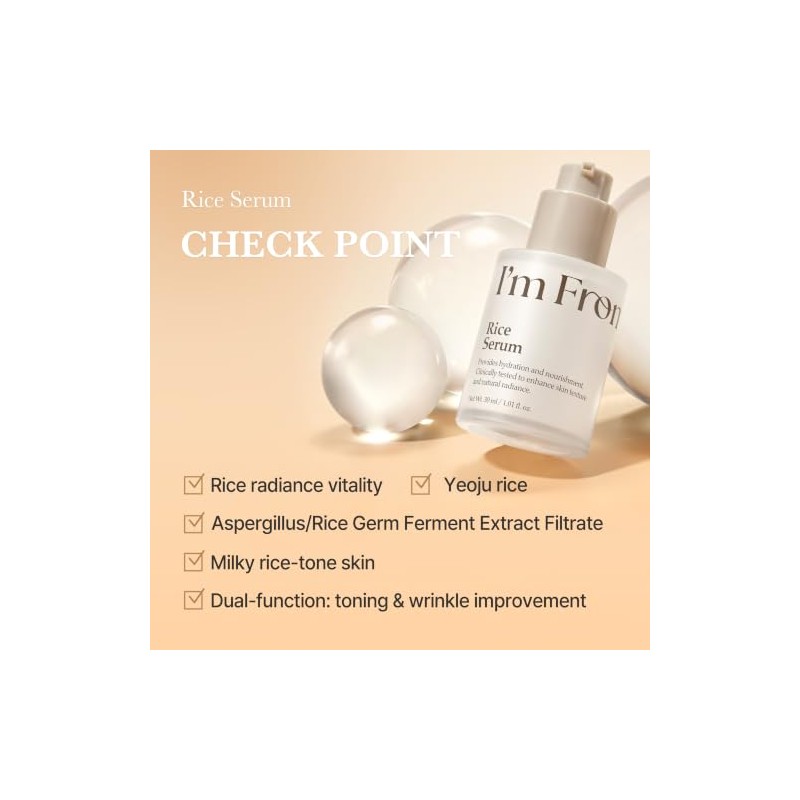 I'm from Rice Serum, Glow Deep Soothing Rice Serum