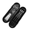 23g Steel Tip Darts Set for Dartboard,Professional Black Coated Brass