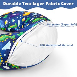 Hooyax Baby Waterproof Nursing Pillow Cover, Stretchy Nursing Covers for Breastfeeding Pillows, Adorable Infant Feeding Pillow Slipcover for Baby Boy and Girls (Dinosaur)
