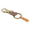 Il Bisonte Key Ring C0551 Key Chain, Leather, Genuine Leather,