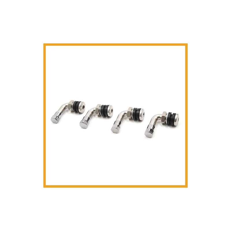 Partuto 4 Pcs 110 Degree Angle Anti-Leakage Tubeless Tire Valve
