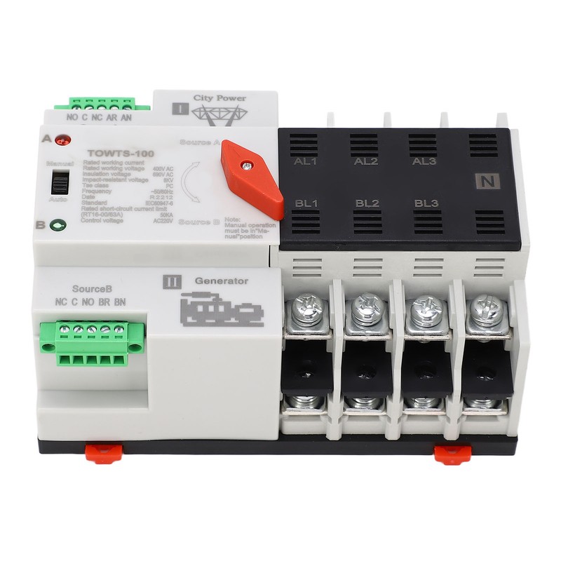 Tongou Double Power Automatic Transfer Switch 4P PC Shell Electrical