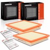 A-Premium Filtro de aire de motor de 2 piezas compatible