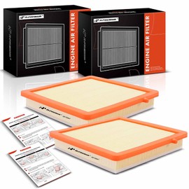 A-Premium Filtro de aire de motor de 2 piezas compatible con Buick Envision 2016 2017 2018 2019 2020, panel flexible, repuesto # CA12064, 22971580
