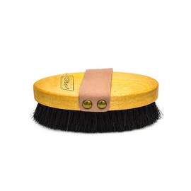 Professional Energy Body Brush Oval Shape "Die Energievolle" Made of Beech Wood