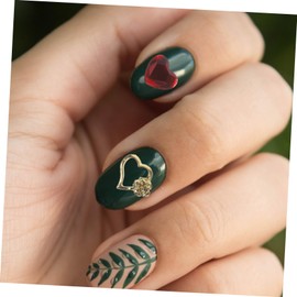 OHPHCALL Nail Charms Kit with Heart and Rhinestone Decorations for Nail Art Small and Large Colored Rhinestones for Elegant Manicures and DIY Crafts