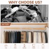 YYLDPBD Legging Organizer for Closet, Pants Hangers with Clips Holds