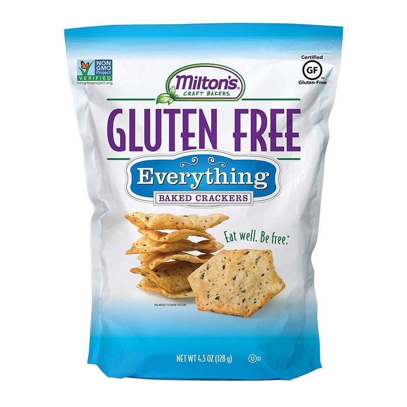 Milton’s Gluten Free Crackers Variety Bundle (Crispy Sea Salt, Multi-Grain,