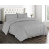 Sapphire Collection Plain Duvet Cover With Pillow Cases Non Iron