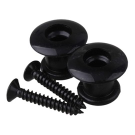 Bstinay 1 Pair Straps Pintail Pin Guitar Mandolin Metal Black